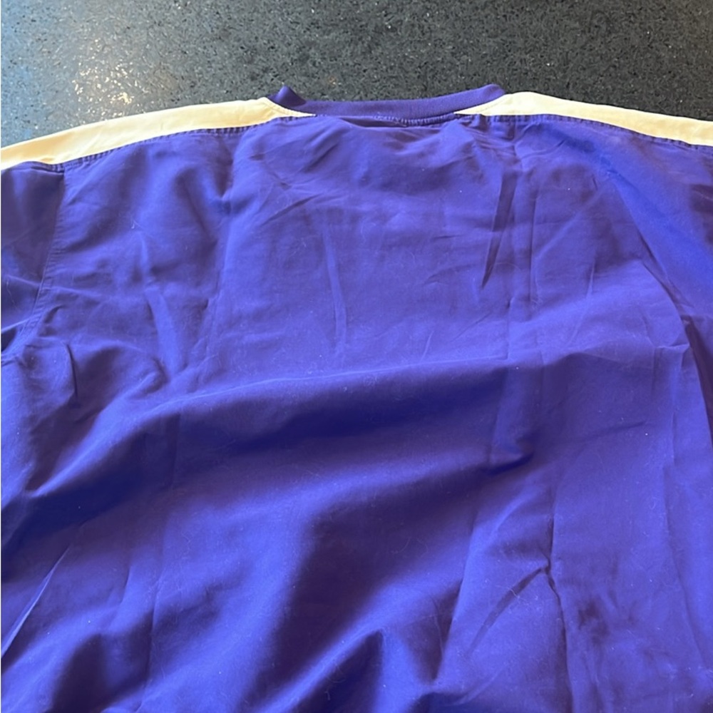 Washington Blue V-Neck Pullover Shell Windbreaker… - image 5